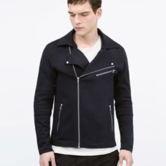 zara biker hoodie